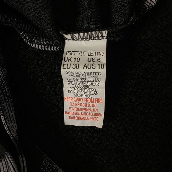 Prettylittlething tie dye long sleeve bodysuit - Picture 3 of 4